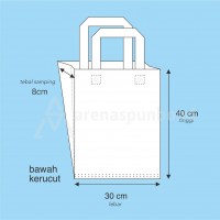 HLS Handle Lipat Samping 30x40x8 65 gsm Per Lusin