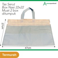 Tas Serut Nasi 22x22 Tas spunbond hantaran serut tas spunbond serut