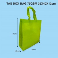 tas spunbond goodie bag box bag 35x40x12cm 75gsm box bag extra large tas spunbond furing