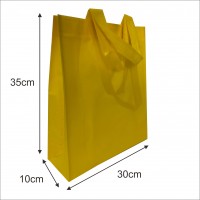 Goodie Bag Spunbond Press Handle Box Bag 30x35x10cm 75gsm Tas Press Box dengan Tali