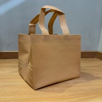 tas box bag automatic tas spunbond tote bag mirip mcd 28x30x25cm